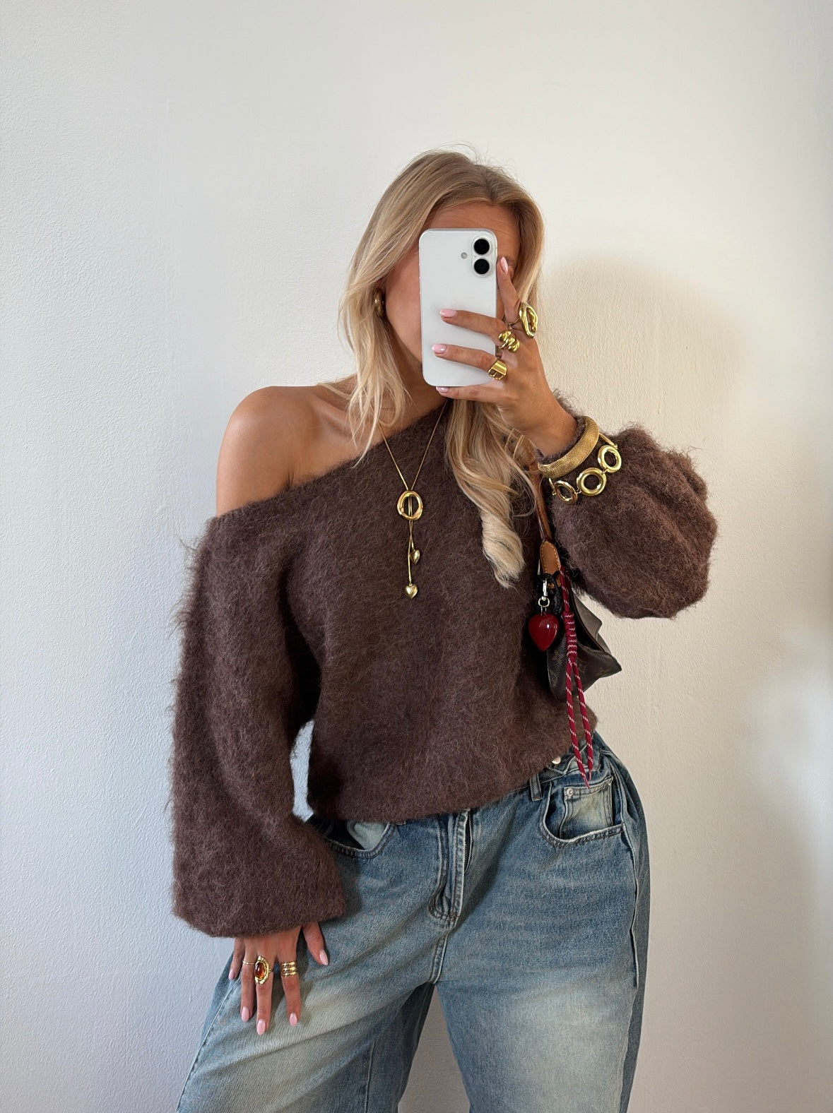 Mira one shoulder knit