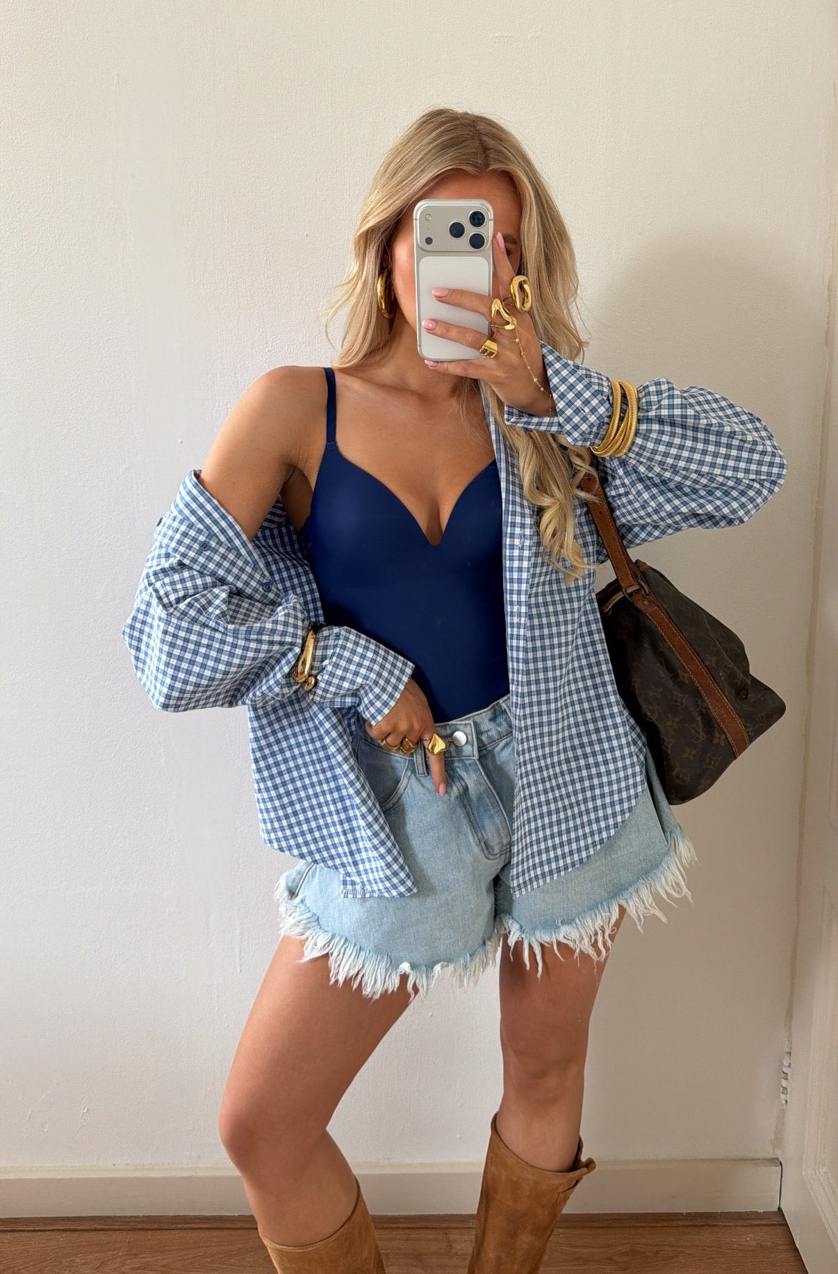 RUBY CHECKERED BLOUSE