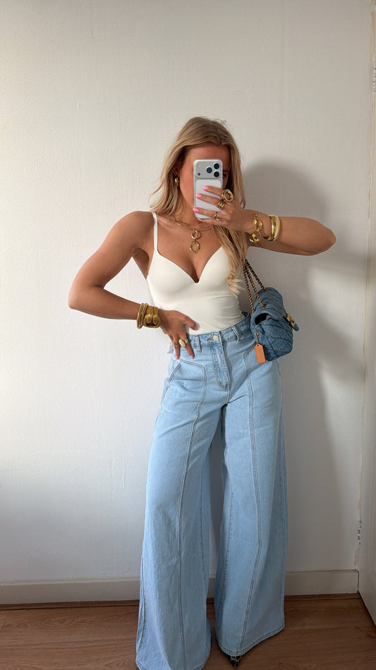 Sanne shapewear bodysuit ecru