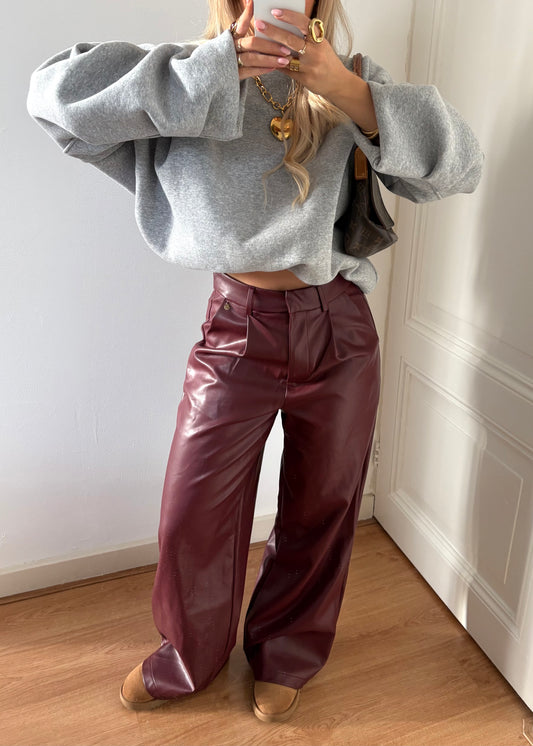 Pien PU pants rood