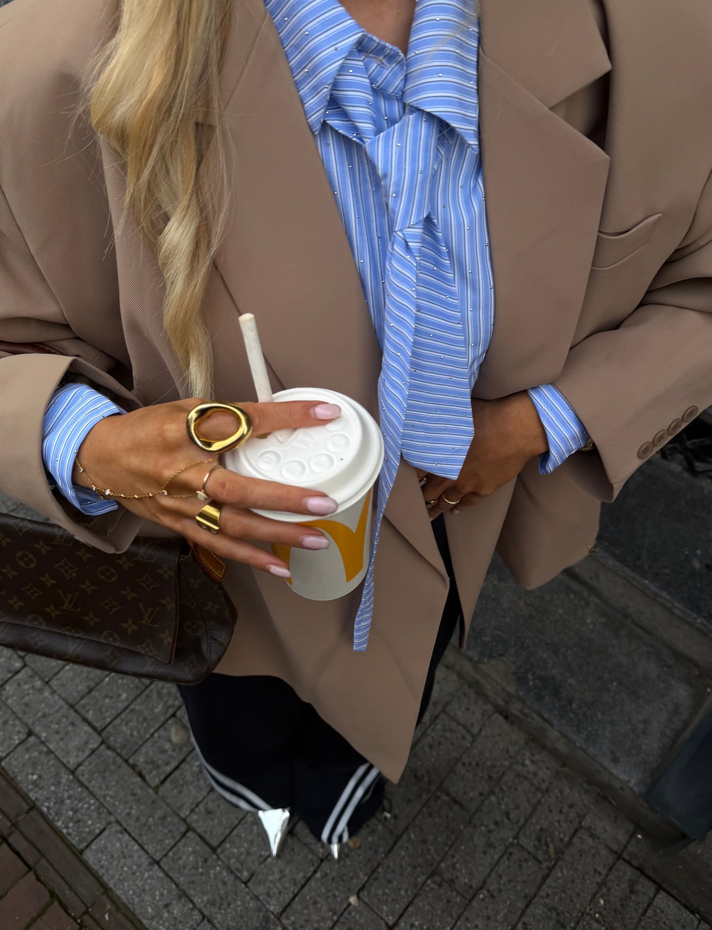 OVERSIZED BLAZER CAMEL