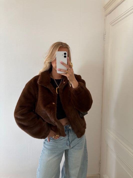 Molly faux fur bomberjack