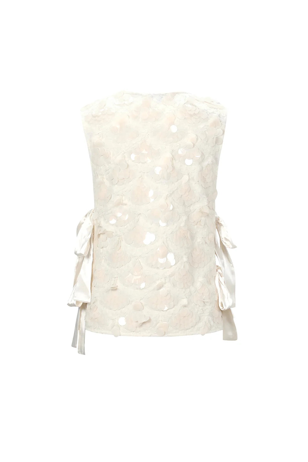 BOW SEQUINS TOP