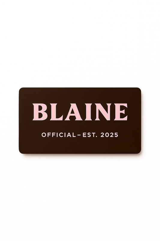 BLAINE - Giftcard