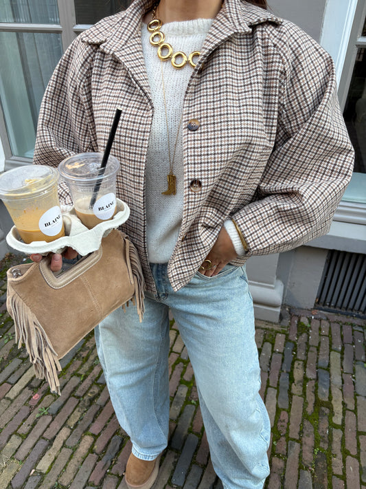 Pre-order Saar checkered jacket