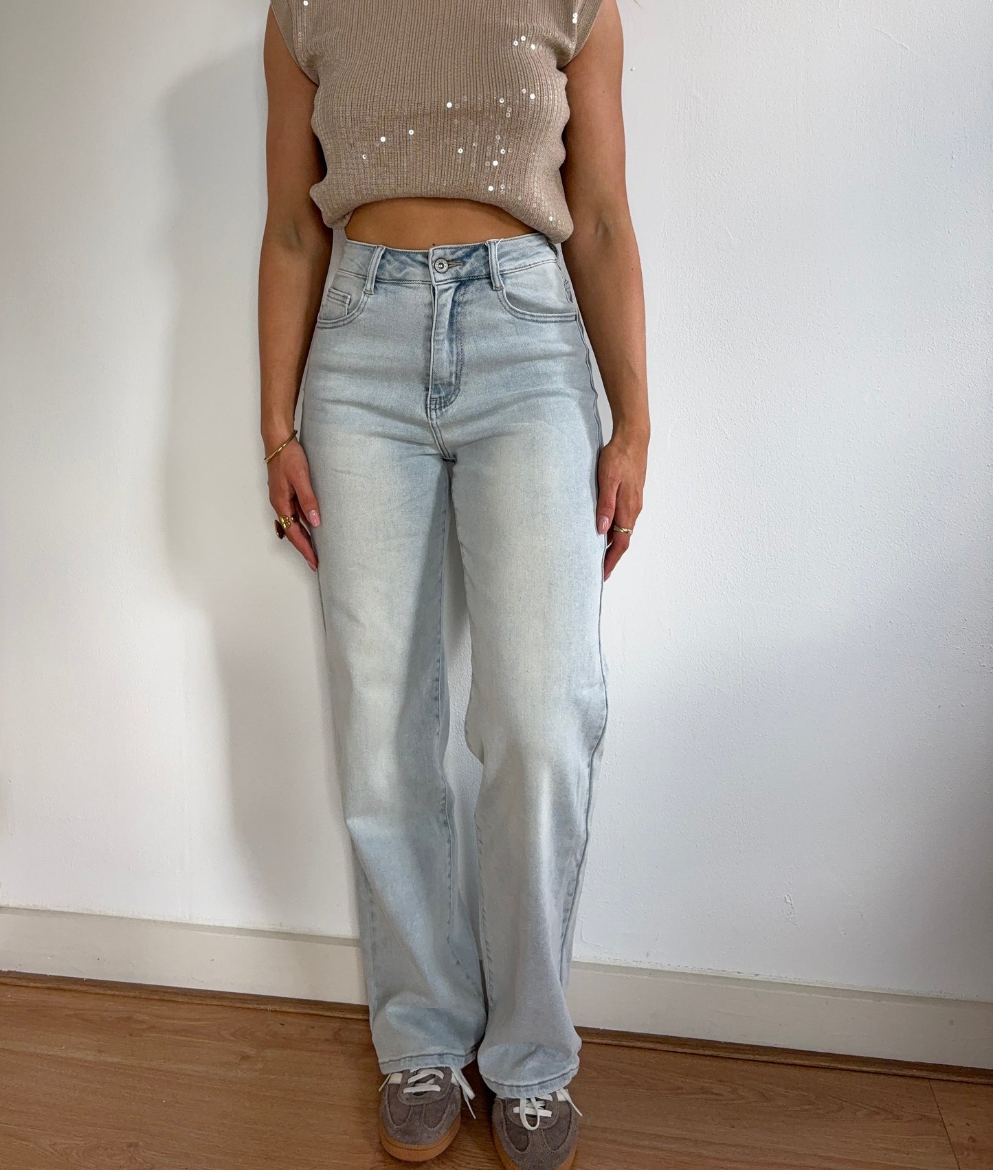 Stretch - Jill wide leg jeans