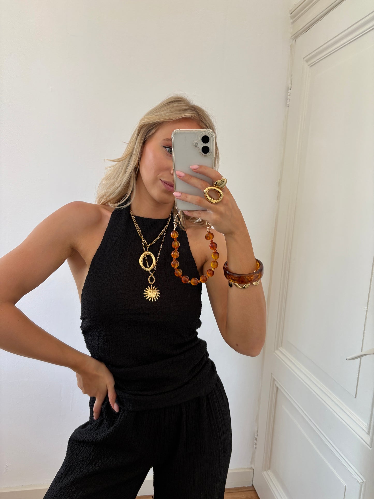 Chiara open-back top