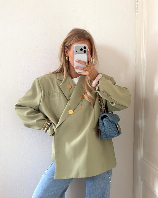 OVERSIZED BLAZER MATCHA