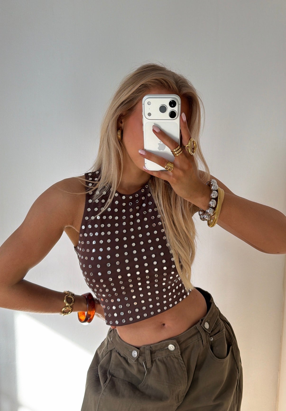 MUSE MIRROR TOP CHOCO