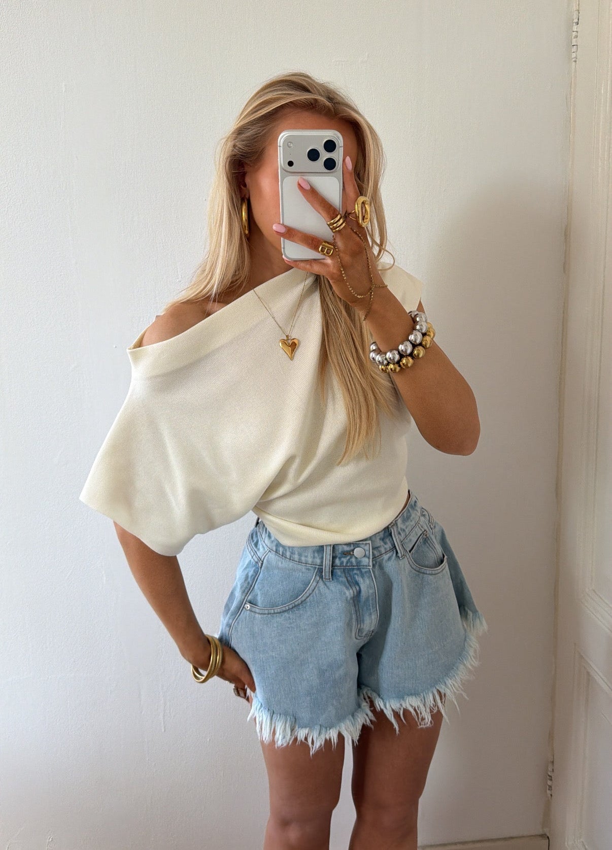 IT GIRL SHORT LIGHT DENIM