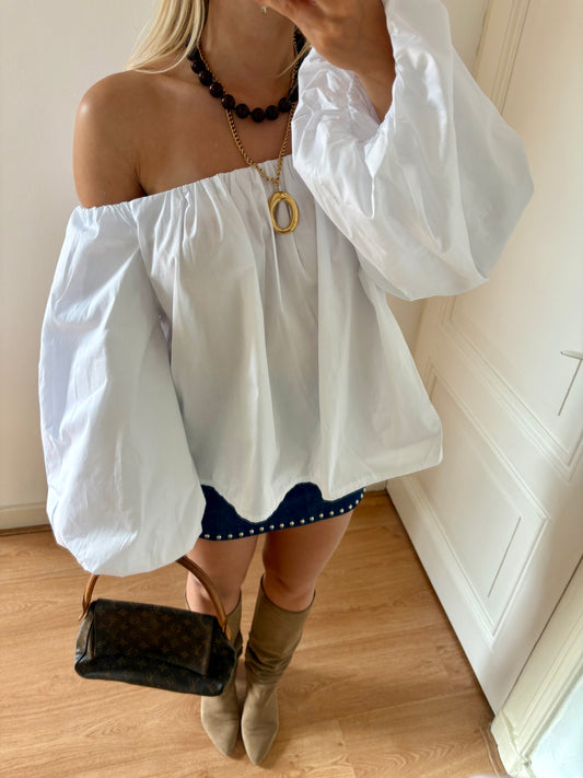 Evi off-shoulder top wit