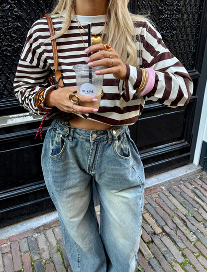 Pre-order Lena striped longsleeve