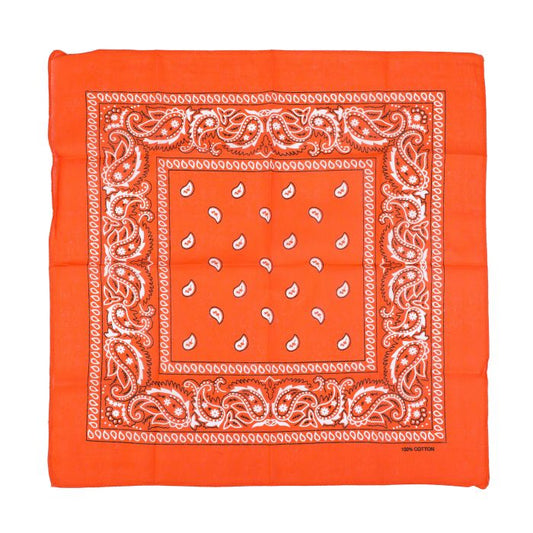 Paisley scarf oranje