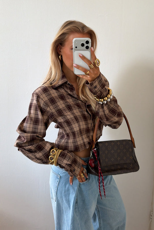 CHECKERED BLOUSE
