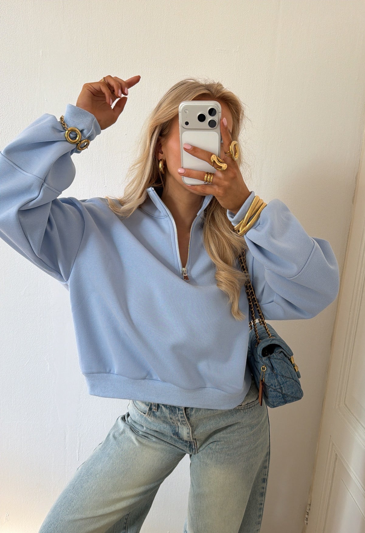 SPORTY ZIP KNIT