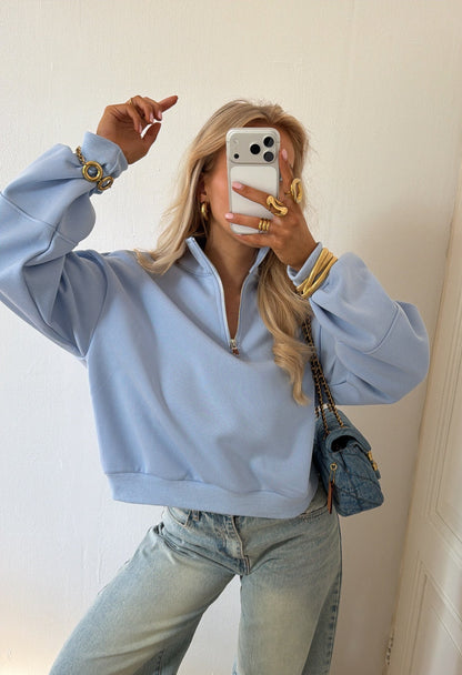 SPORTY ZIP KNIT