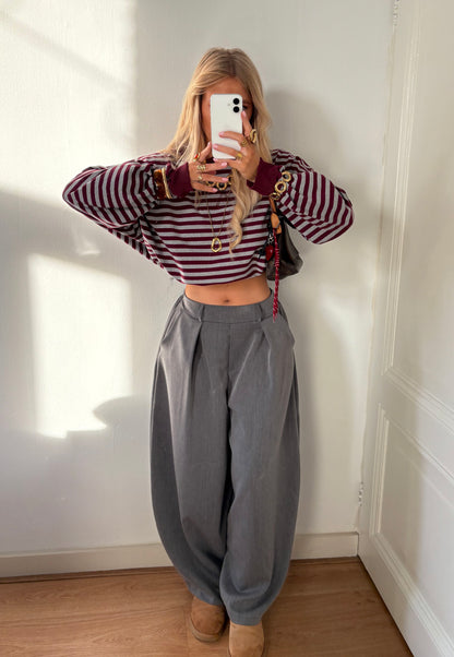 Billy balloon pantalon grijs