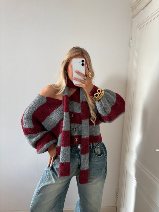 Tara knit + scarf