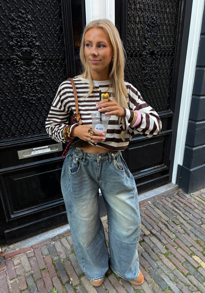 Pre-order Lena striped longsleeve