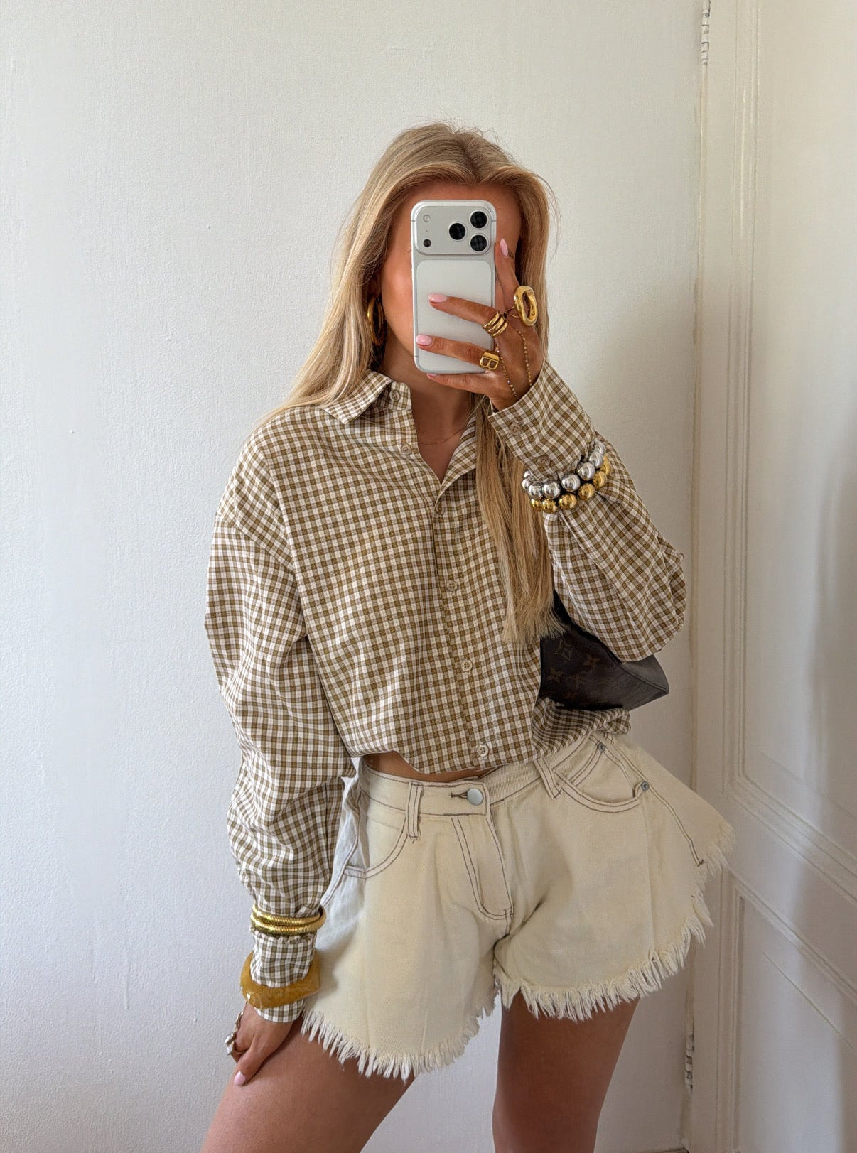RUBY CHECKERED BLOUSE