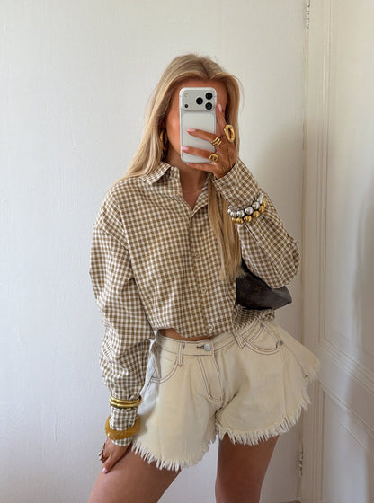 RUBY CHECKERED BLOUSE