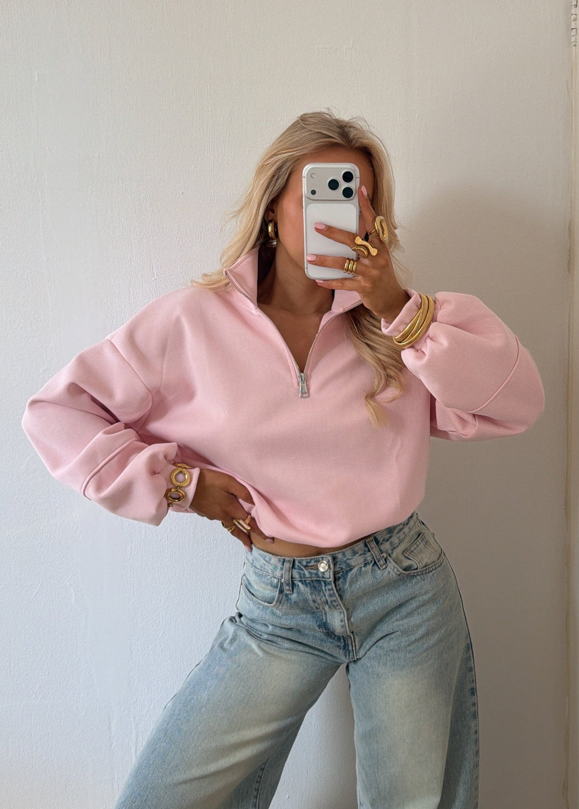 SPORTY ZIP KNIT