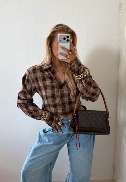 CHECKERED BLOUSE