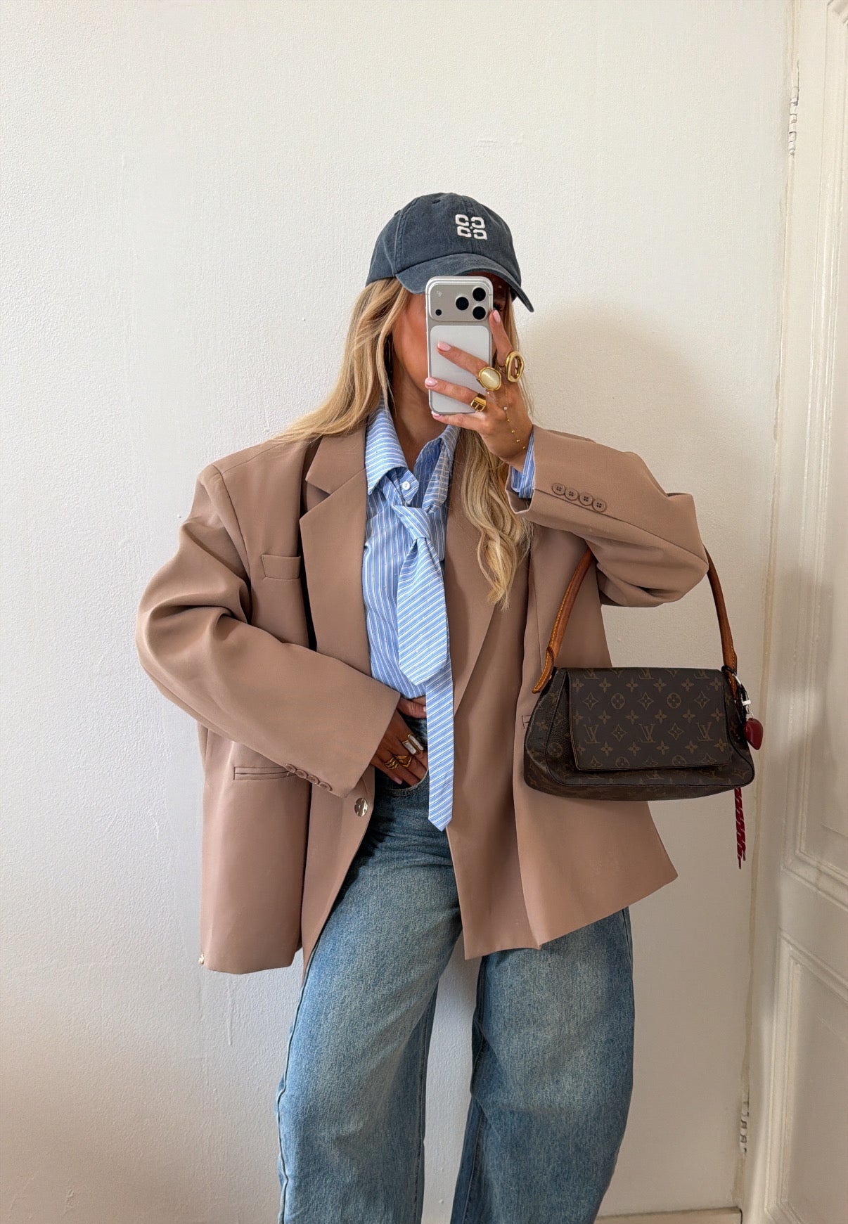 OVERSIZED BLAZER CAMEL