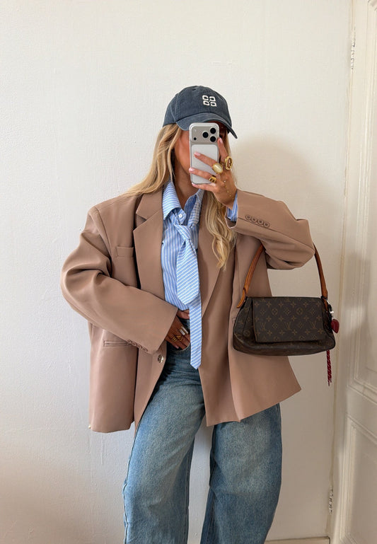 OVERSIZED BLAZER CAMEL