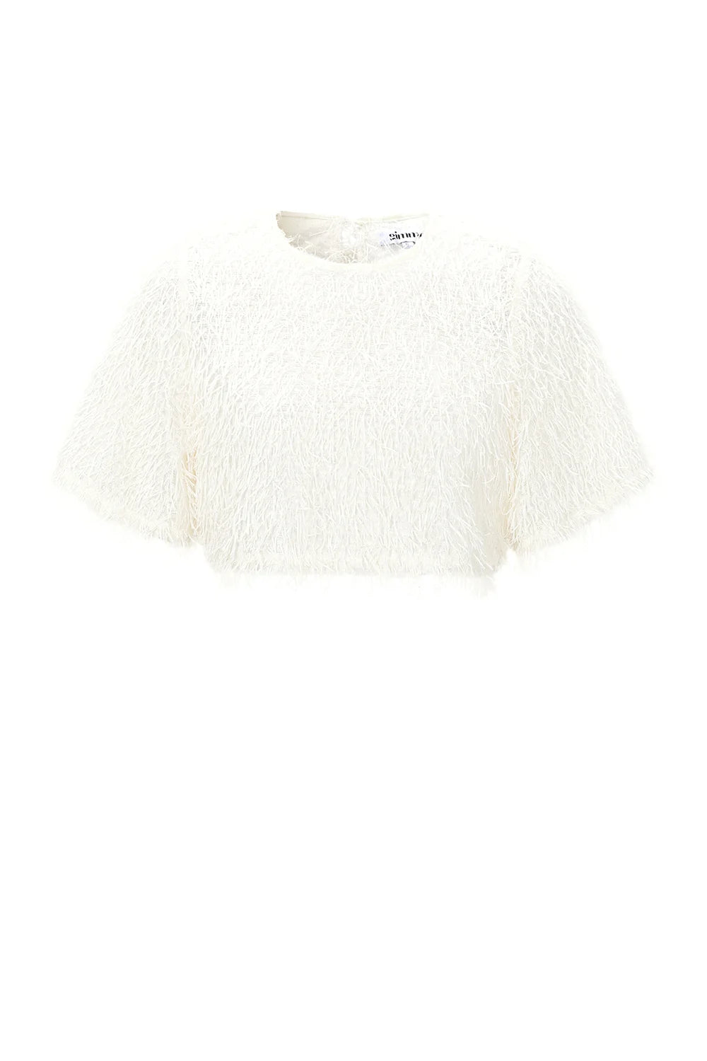FURRY CROPPED TOP