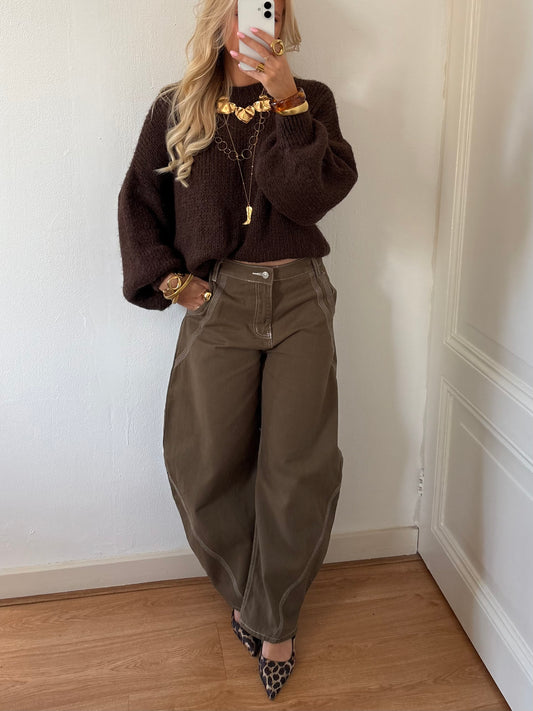 Rosa balloon jeans