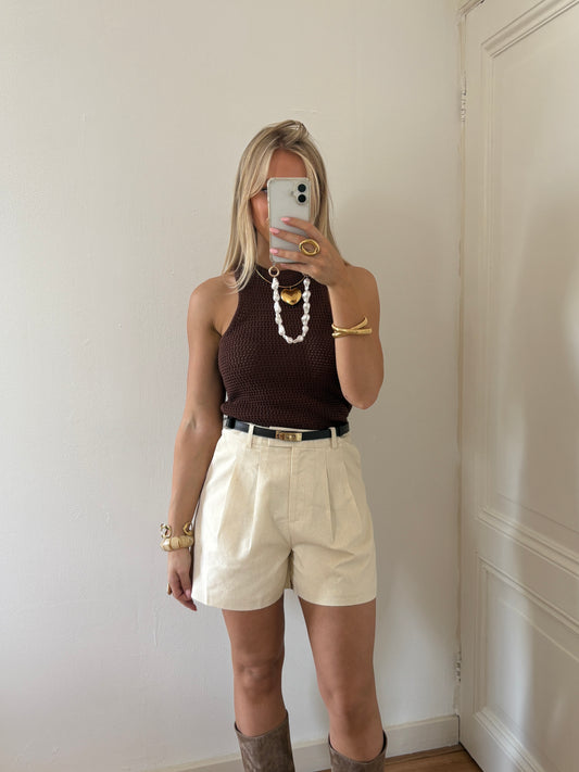 Olivia top - brown