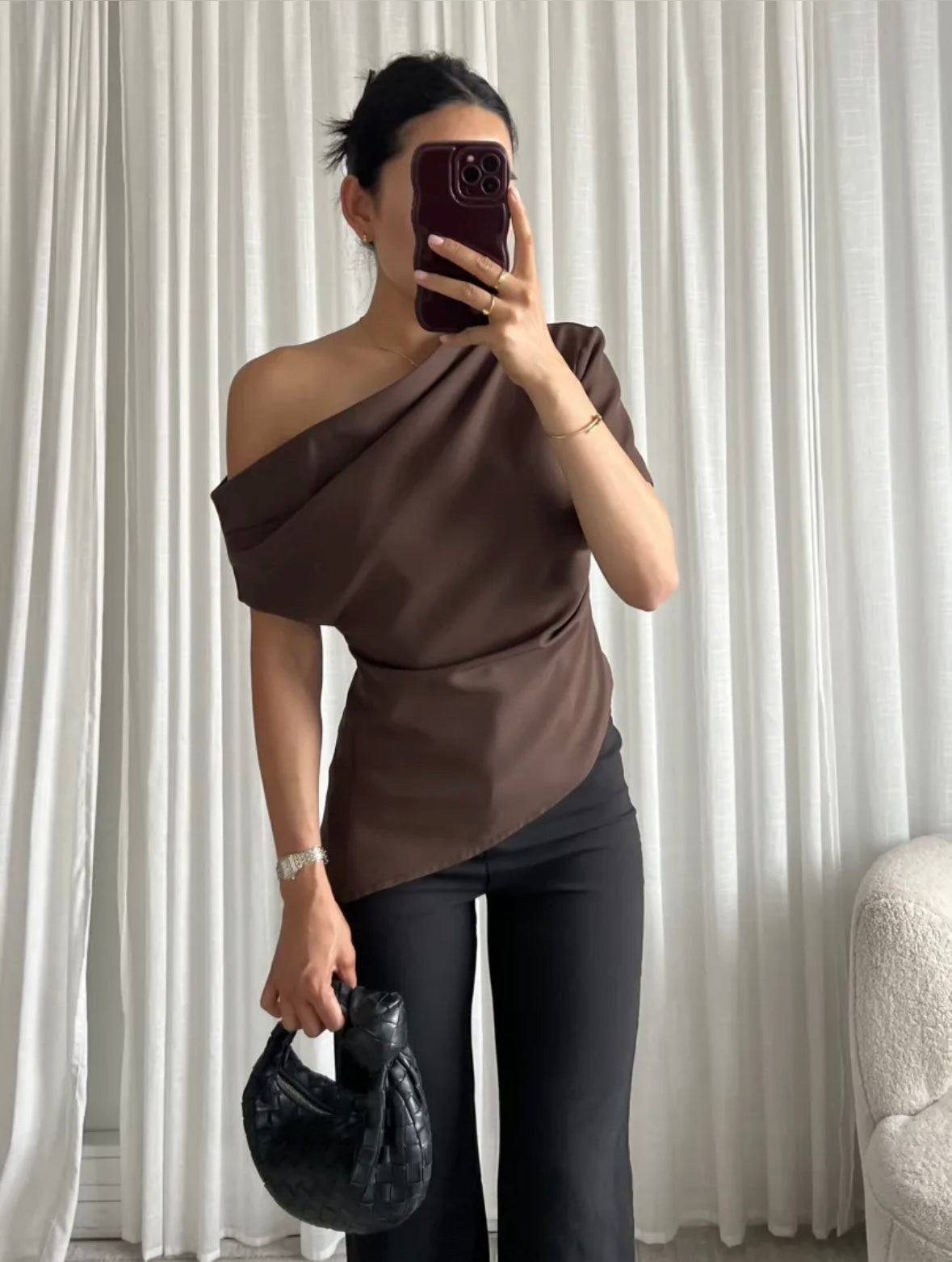 Iconic top - brown