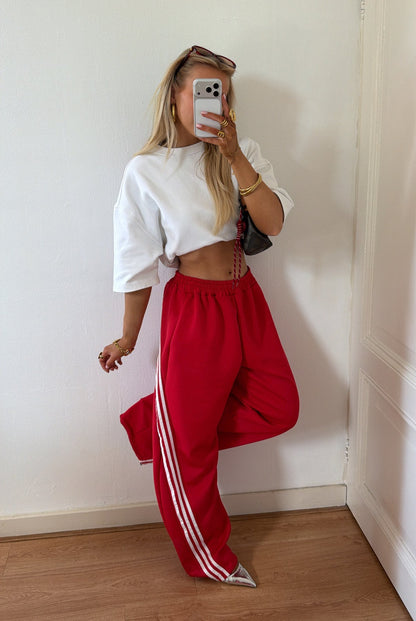 ICONIC JOGGER ROOD