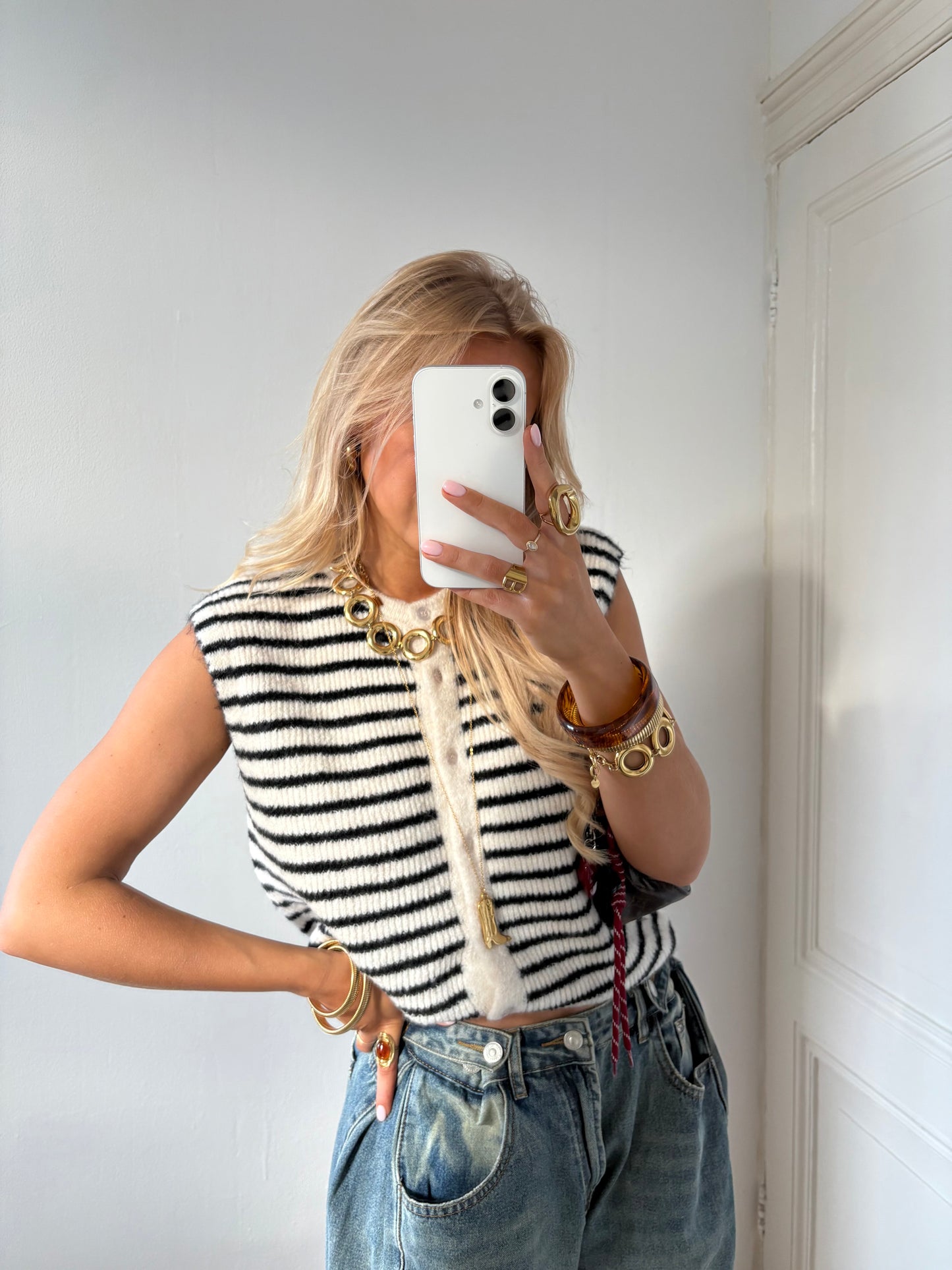 Rachel top gestreept