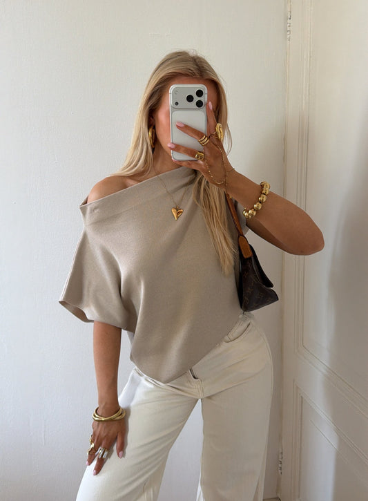 AUDERY ONE-SHOULDER TOP