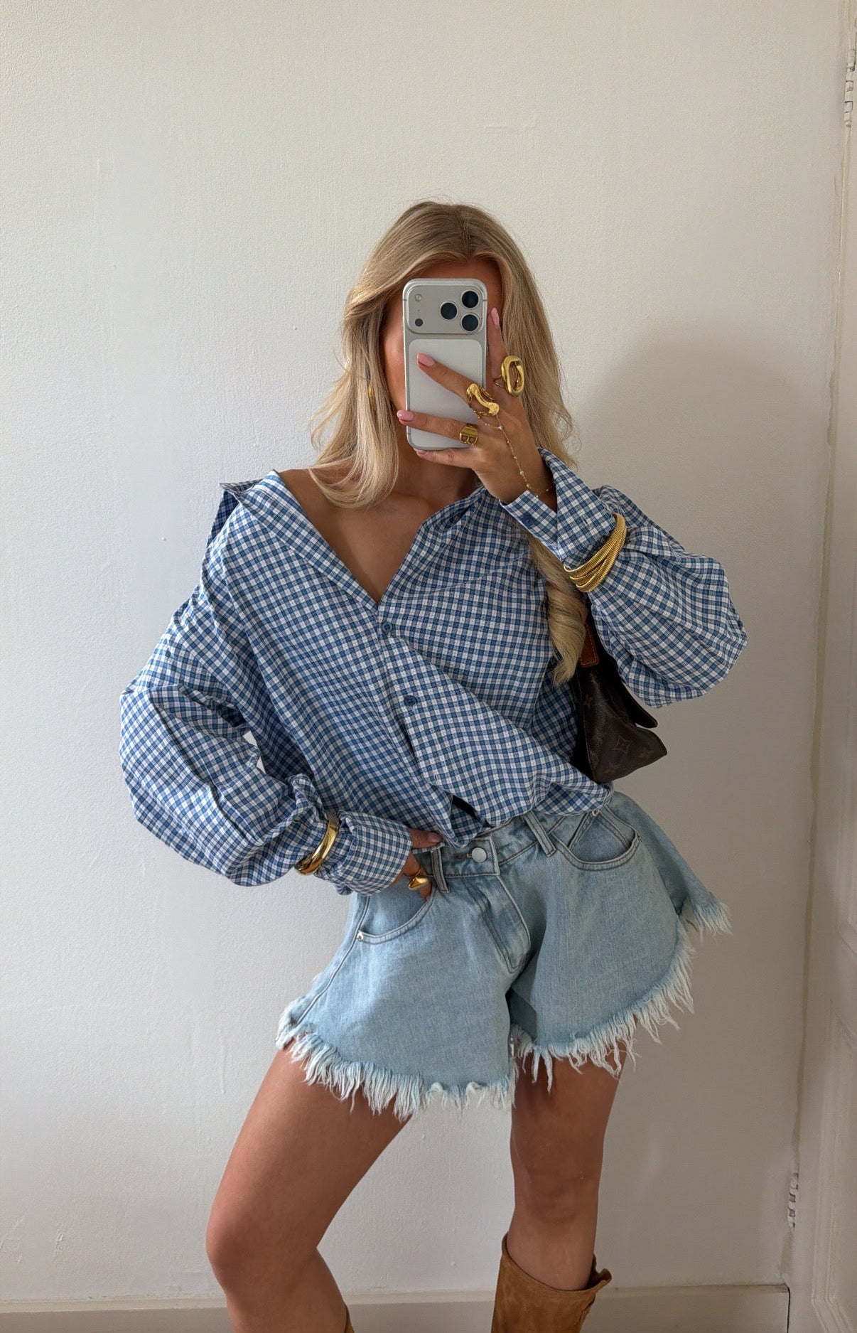 RUBY CHECKERED BLOUSE