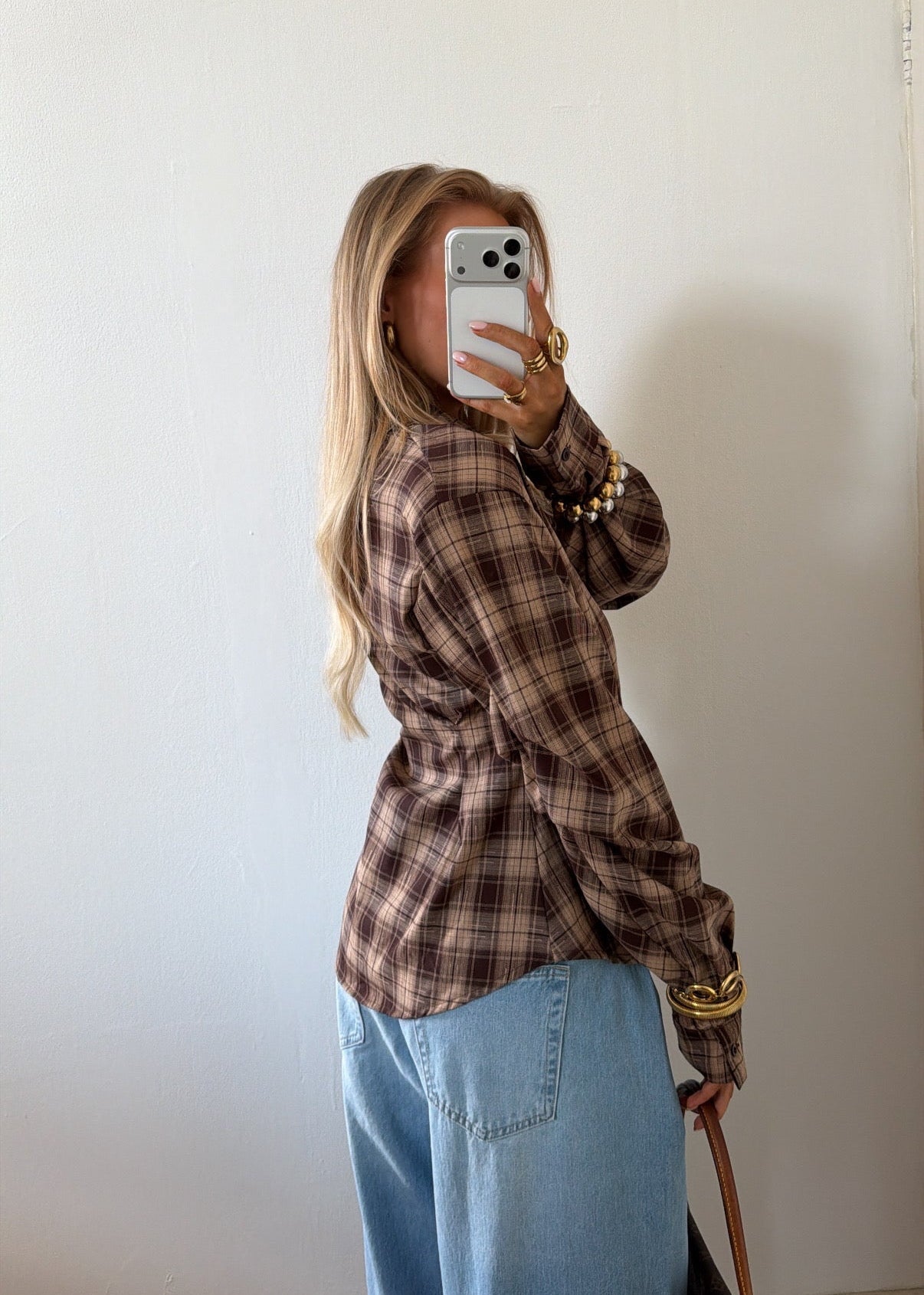 CHECKERED BLOUSE