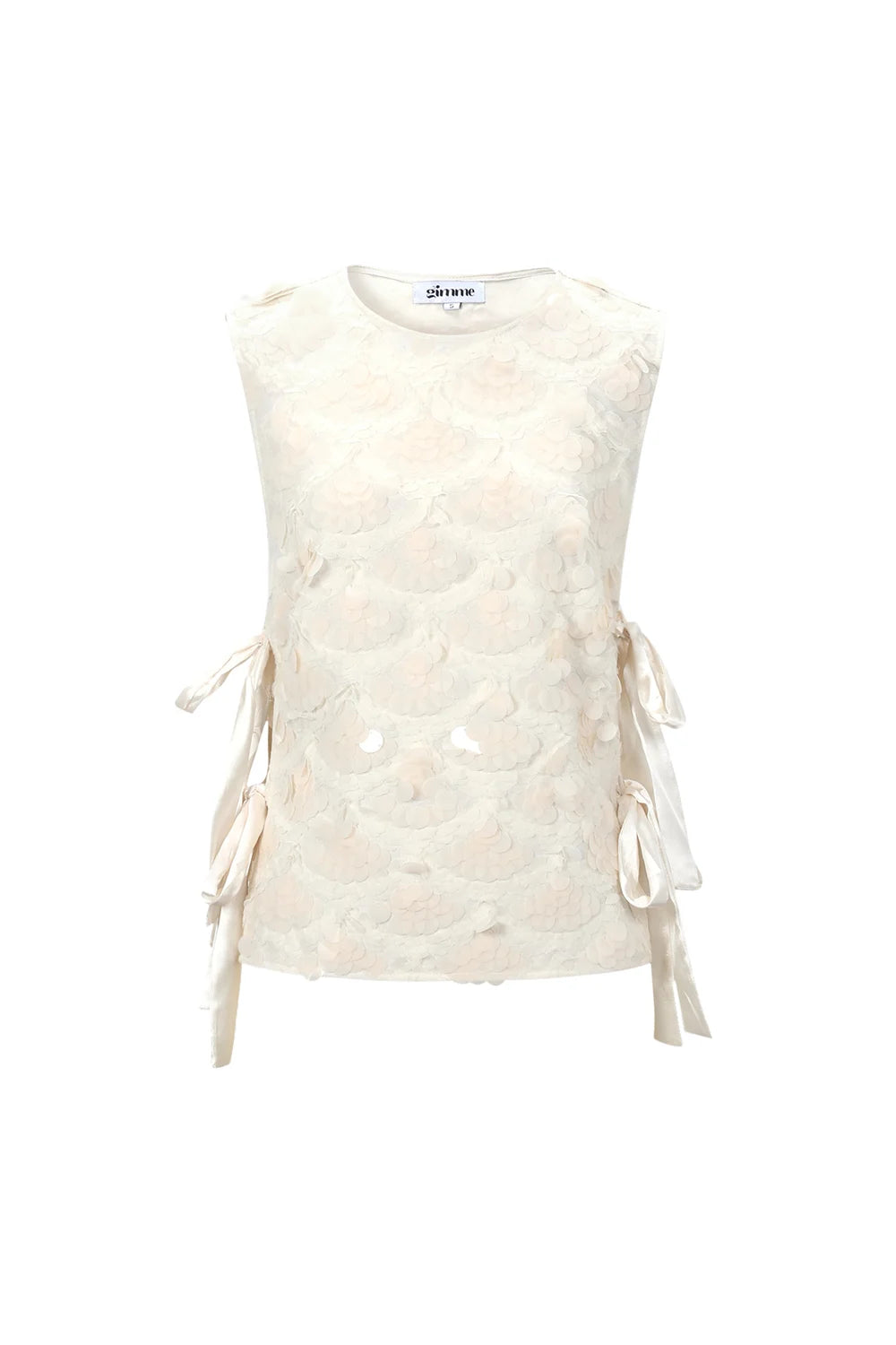 BOW SEQUINS TOP