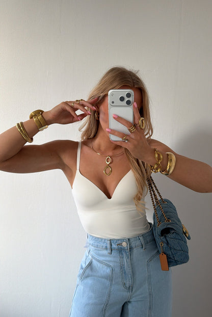 Sanne shapewear bodysuit ecru