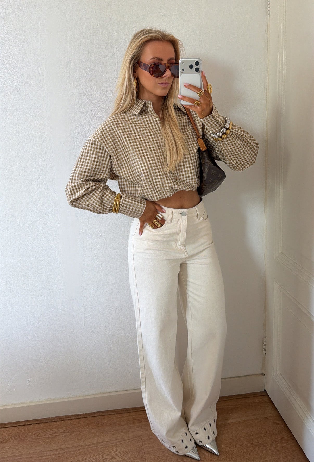 RUBY CHECKERED BLOUSE