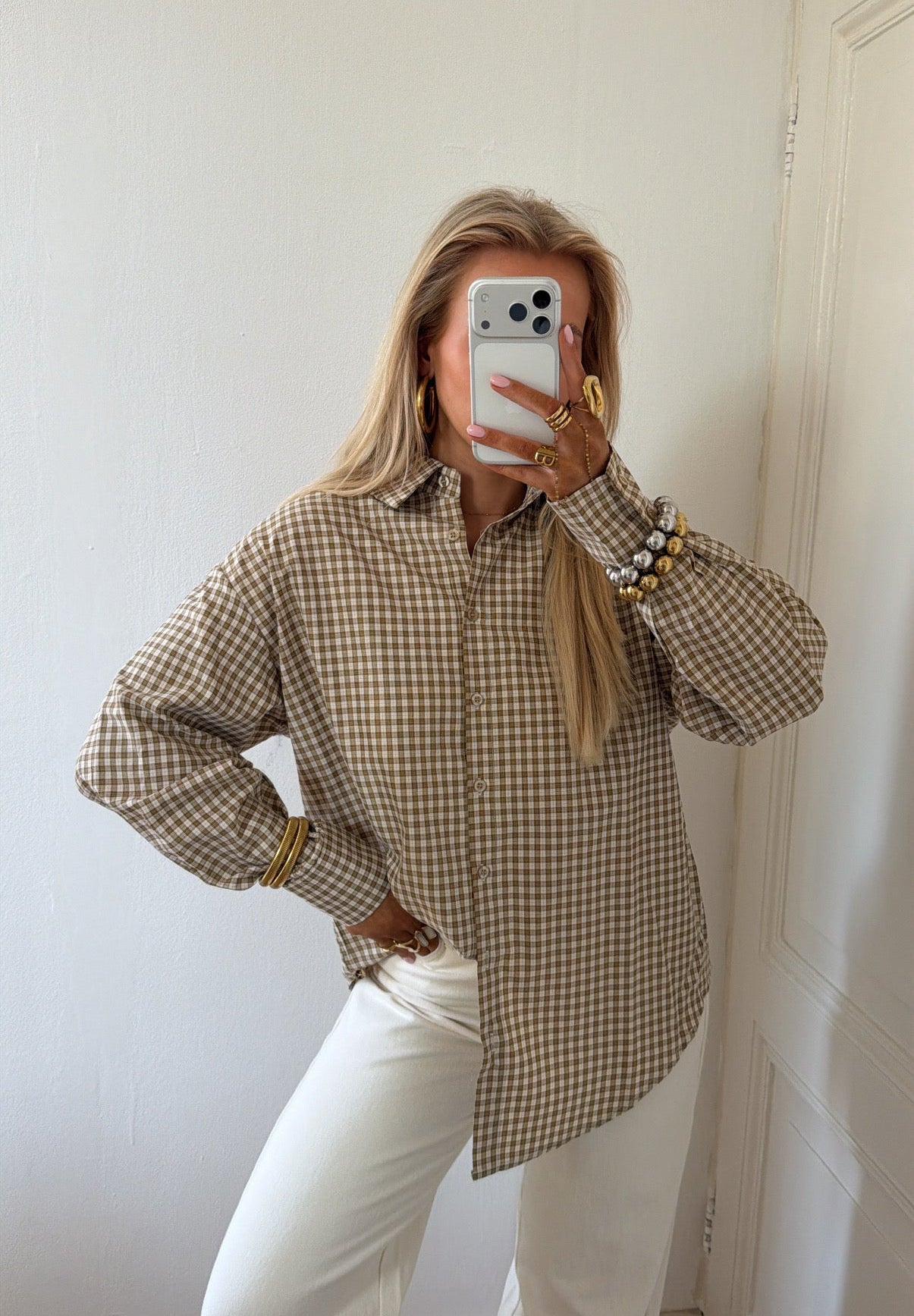RUBY CHECKERED BLOUSE