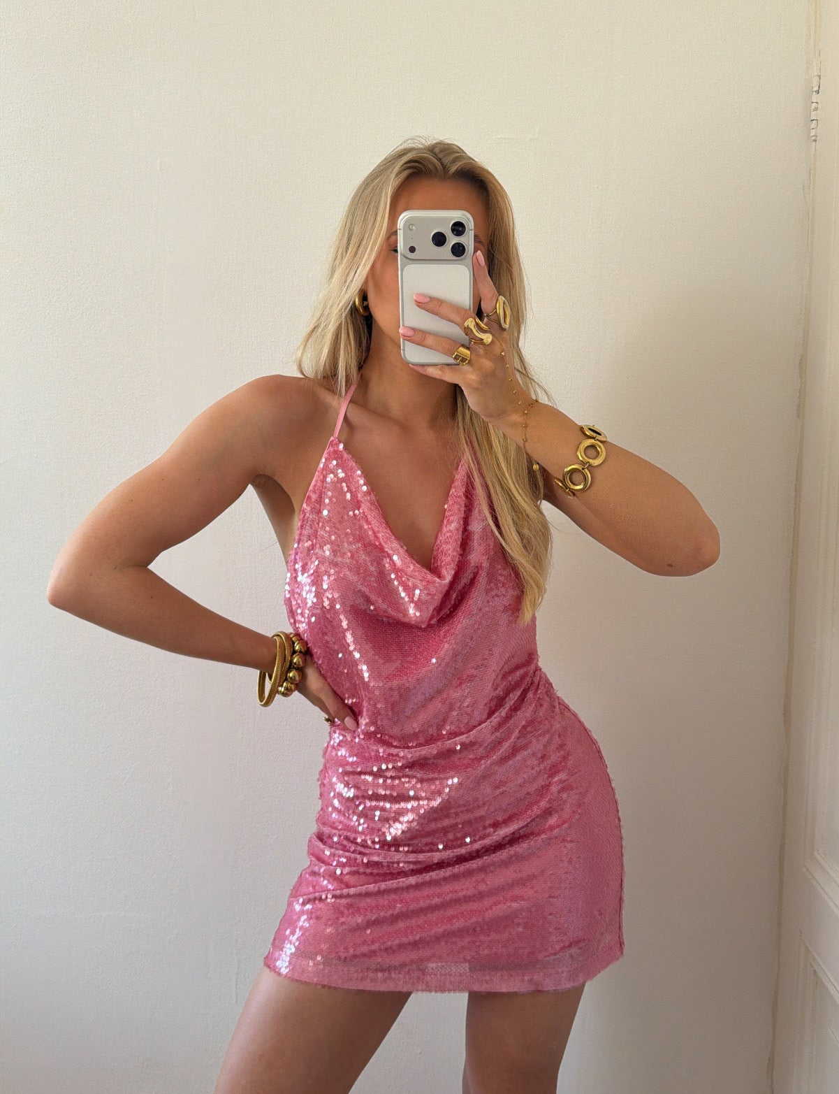 PINK SPARKLE DRESS