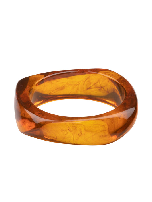 Brown square bangle