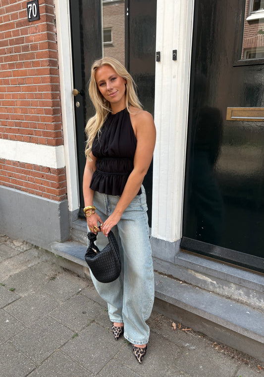 Mara open-back top