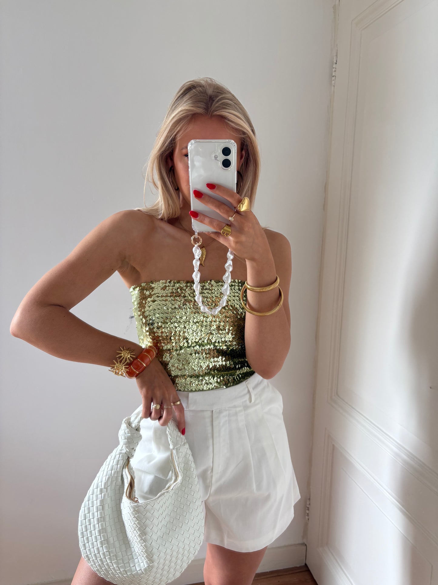 Gina top - green
