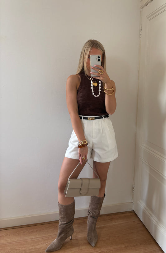 Yasmin short - white