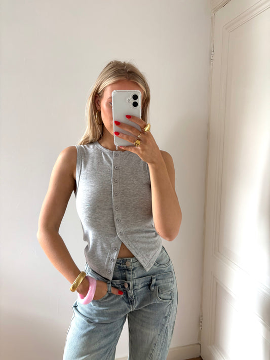 Perfect basic top - grey