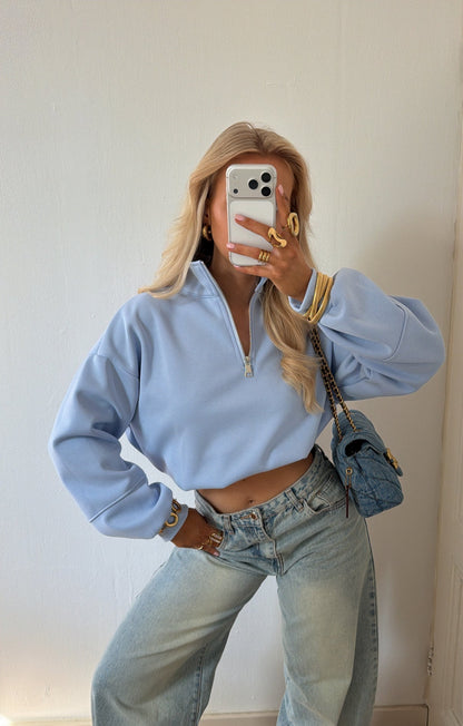 SPORTY ZIP KNIT