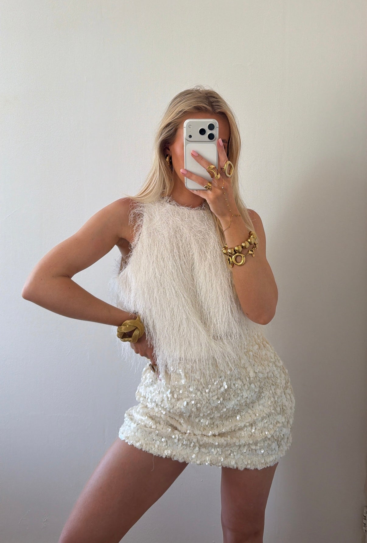 SEQUINS SKORT